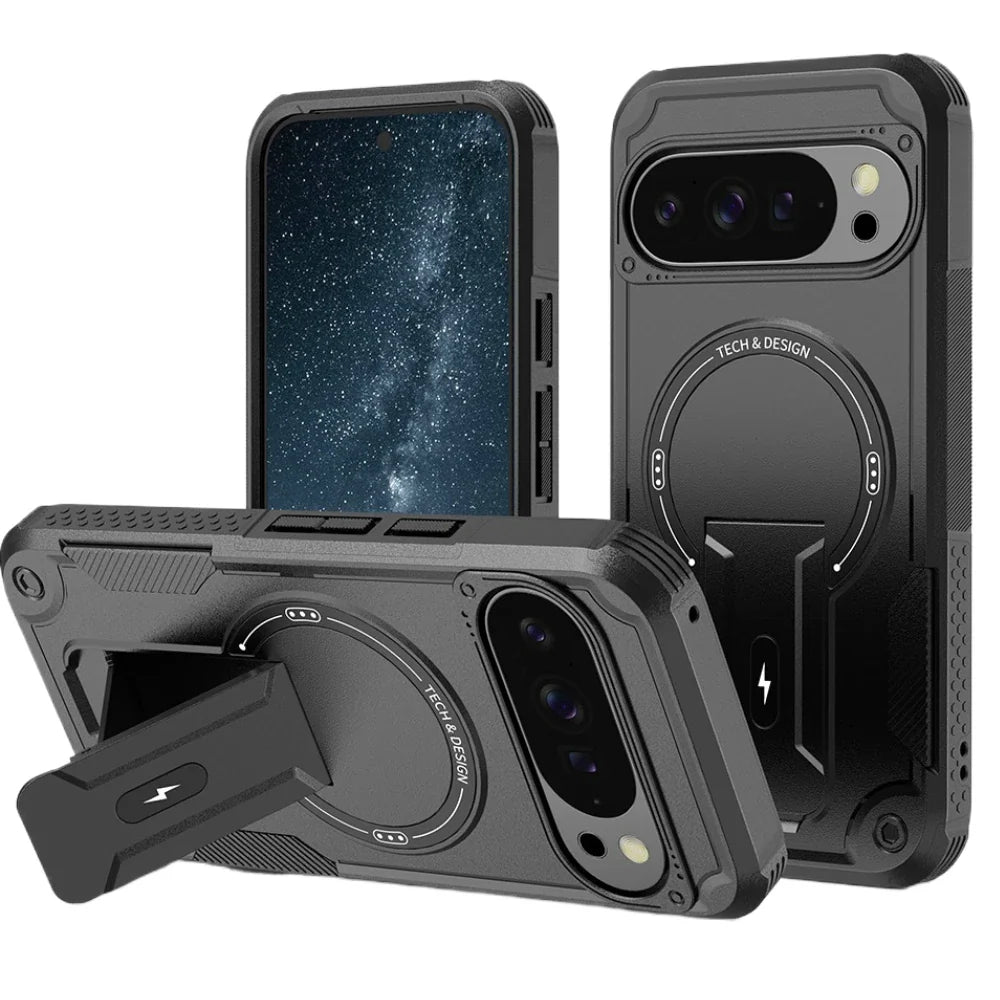 Rugged Magnetic Kickstand Case for Google Pixel 10 / 9