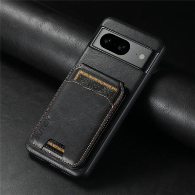 Leather Wallet Case with Card Holder for Google Pixel 8 Series - The Pixel Store
