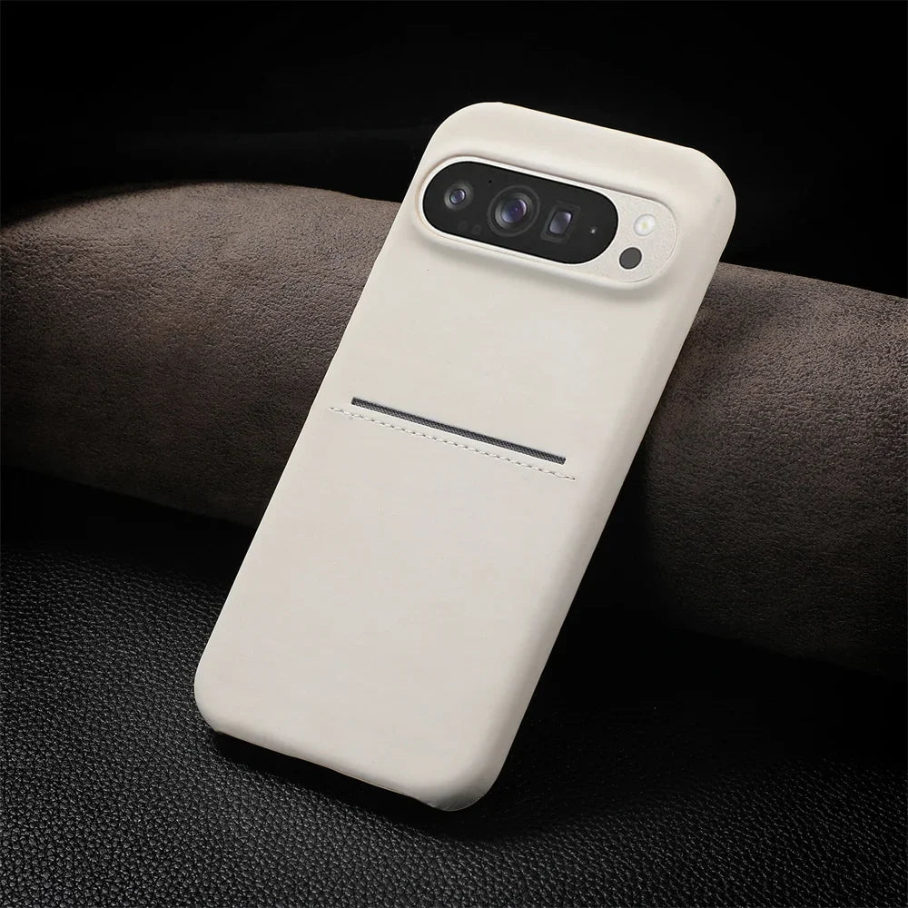 Card Slot Leather Case For Google Pixel Series - The Pixel Store