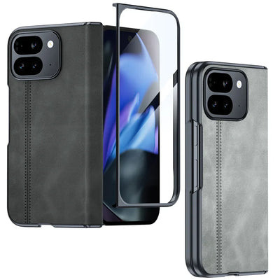 Full Protection Leather Case For Google Pixel 9 Pro Fold - The Pixel Store