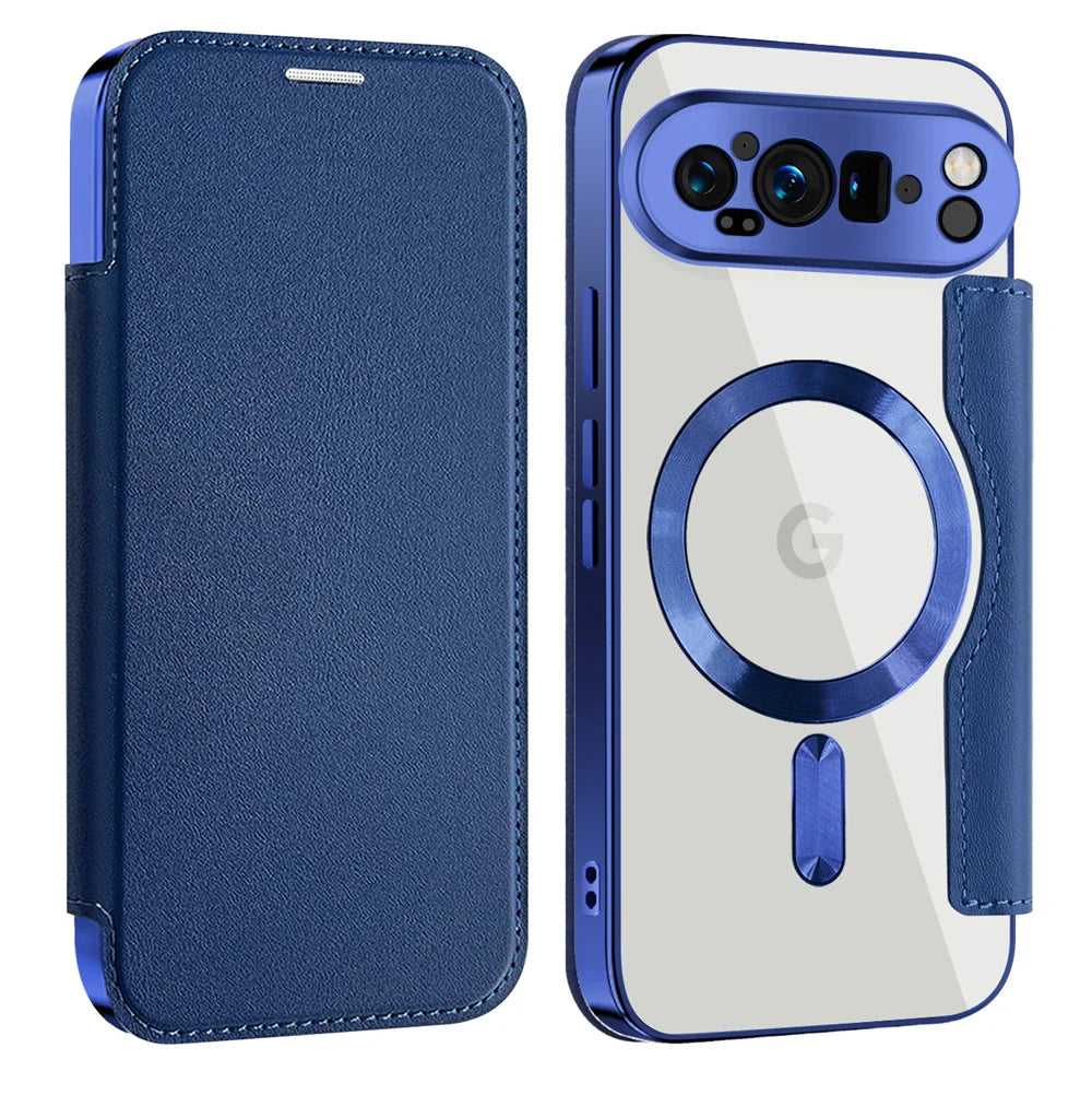 Leather Magsafe Case with Card Slot Holder For Pixel Series - The Pixel Store