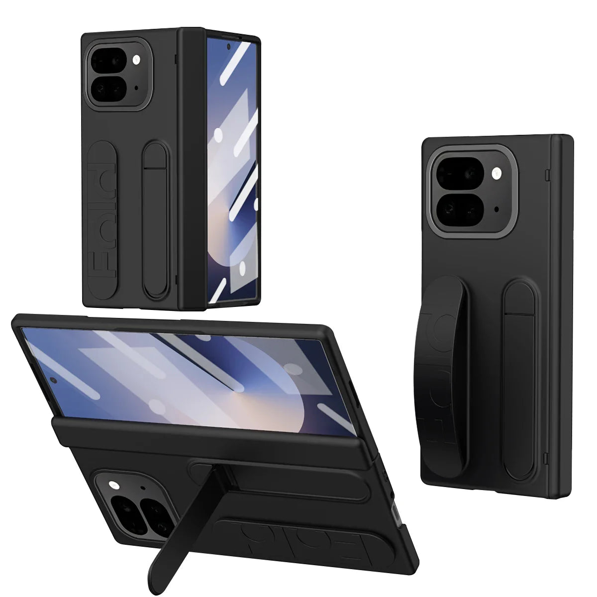 Shockproof Case with Strap & Stand For Google Pixel 9 Pro Fold - The Pixel Store