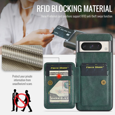Premium Google Pixel 8A Leather Wallet Case - The Pixel Store
