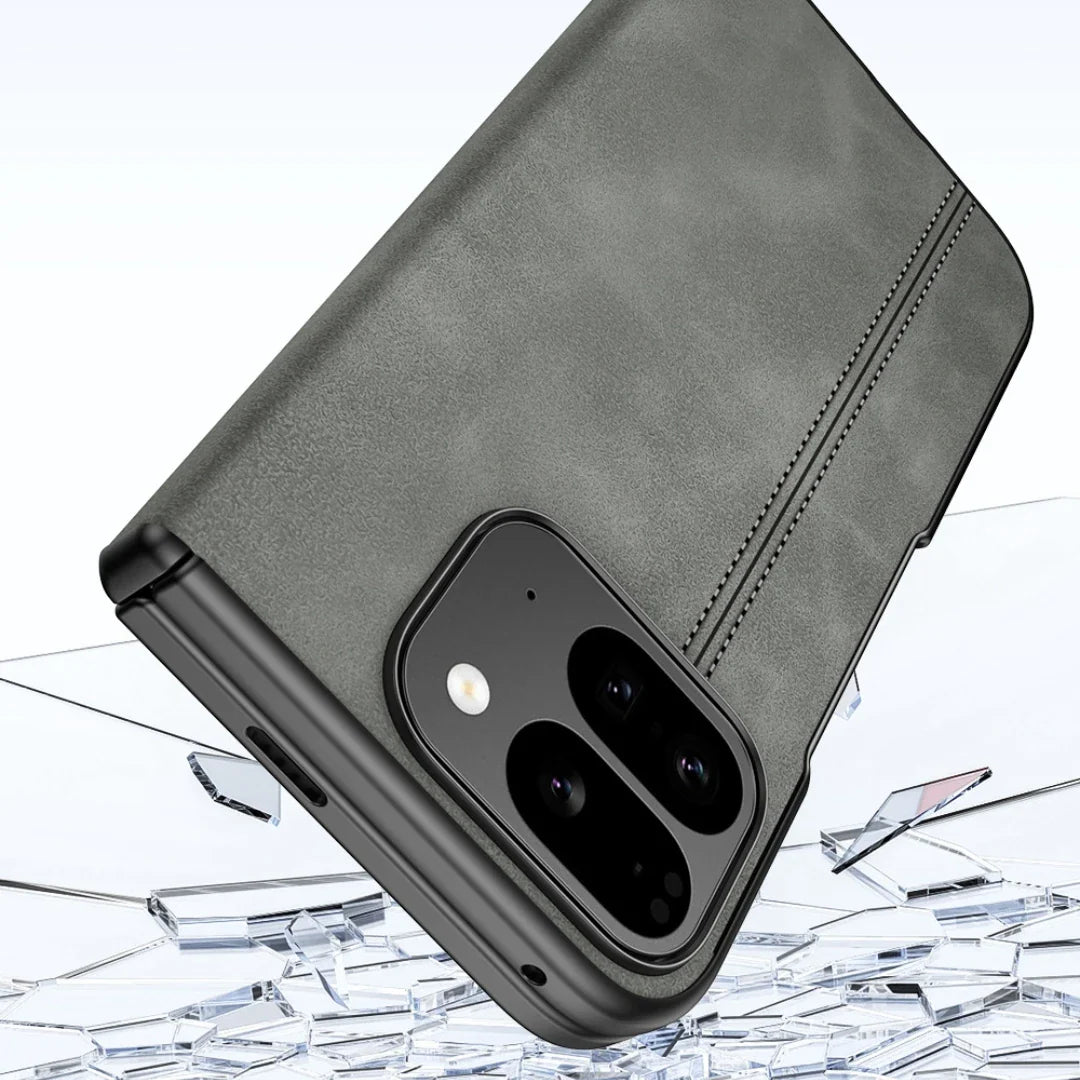 Full Protection Leather Case For Google Pixel 9 Pro Fold - The Pixel Store