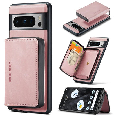 Luxury Magnetic Leather Case with Detachable Wallet for Google Pixel 8 Series - The Pixel Store