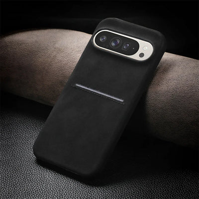 Premium Leather Card Holder Case - The Pixel Store