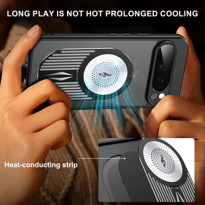 Shockproof Magnetic Case with Stand For Google Pixel 9 Series - The Pixel Store