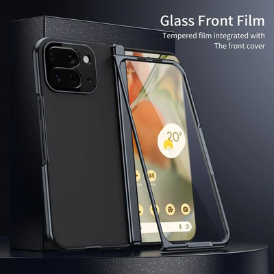 Magnetic Hinge Protection Case with Tempered Glass for Google Pixel 10 Pro Fold
