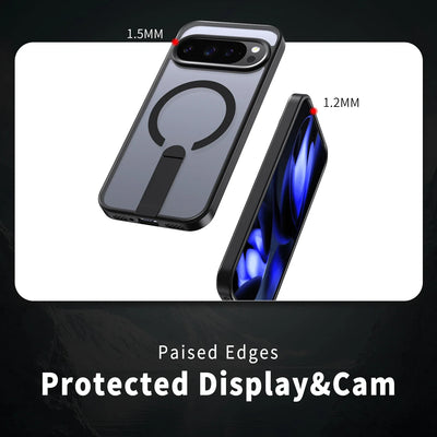 MagSafe Clear Kickstand Case - The Pixel Store