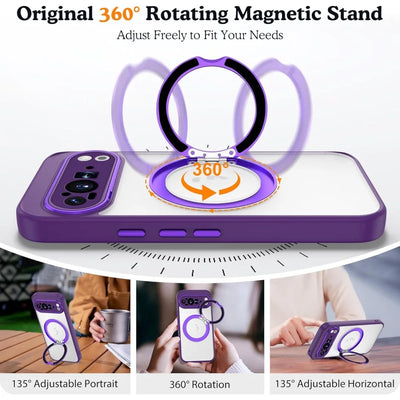 360° Magnetic Ring Stand Case for Google Pixel 10 / 9 / 8