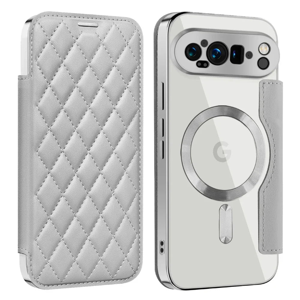 Elegant Leather Wallet Case with MagSafe for Google Pixel 10 / 9 / 8