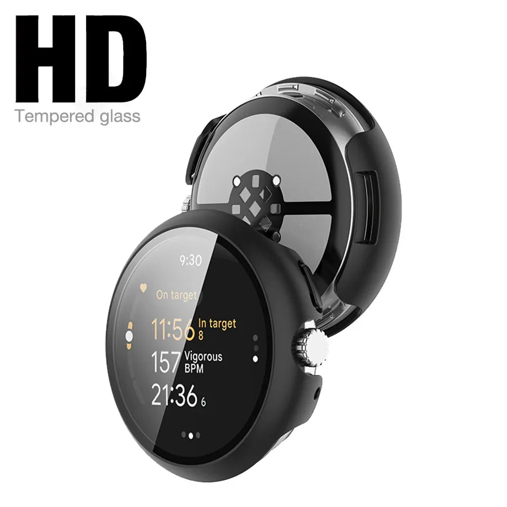 Protective Case with Screen Protector for Google Pixel Watch 4