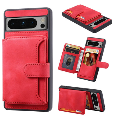Shockproof Leather Wallet Case For Google Pixel 8 Series - The Pixel Store