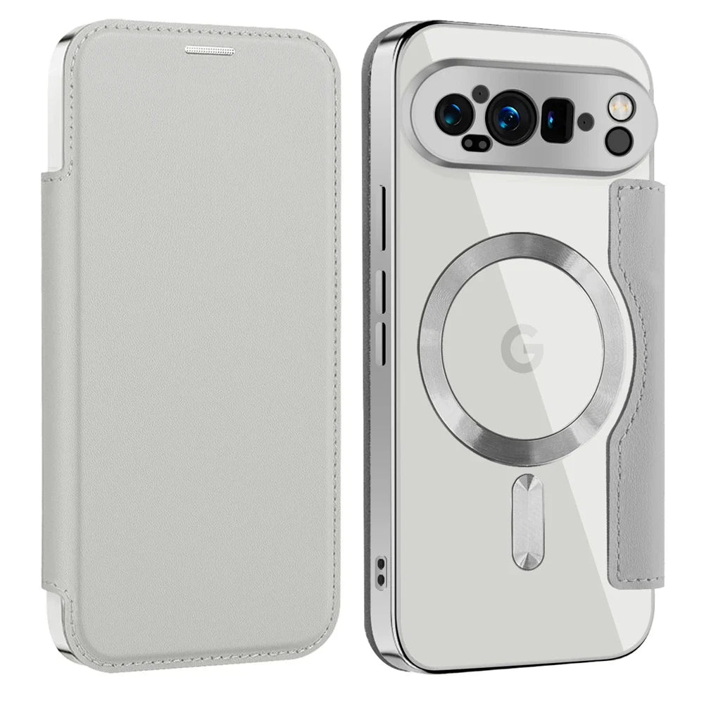 Leather Magsafe Case with Card Slot Holder For Pixel Series - The Pixel Store