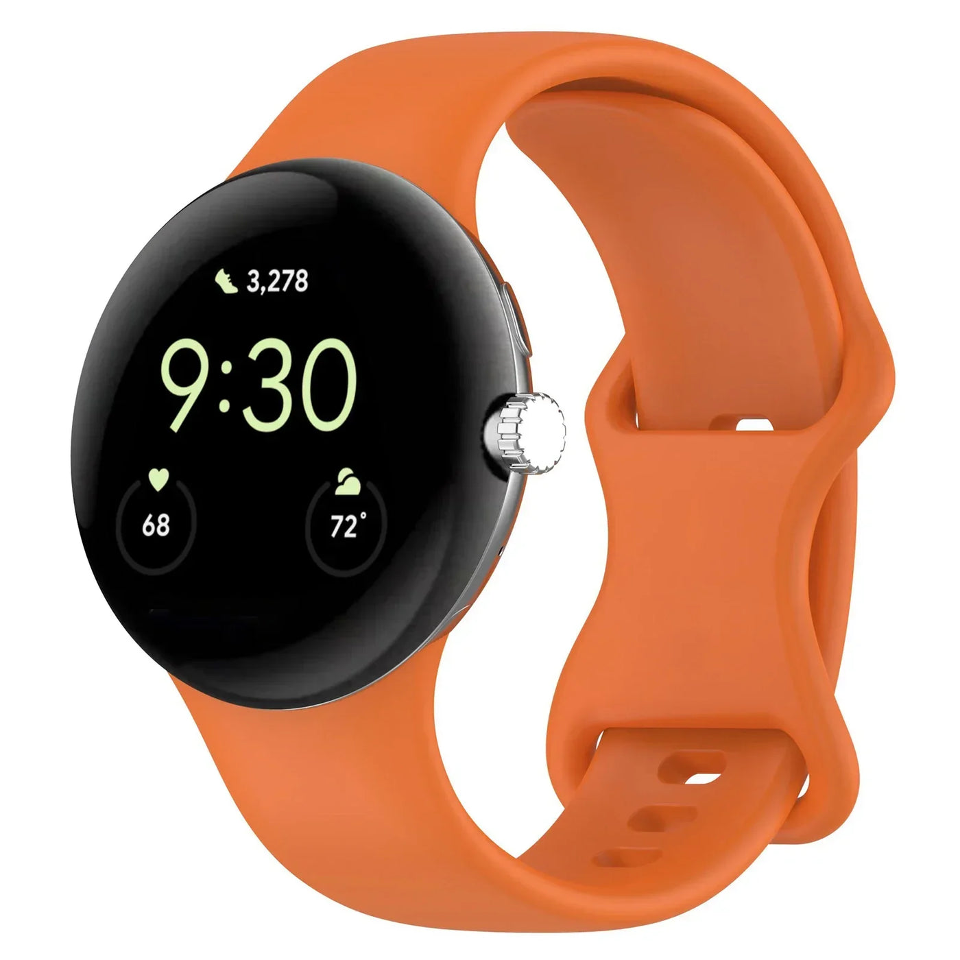 Soft Silicone Pixel Watch Band for Google Pixel Watch 4