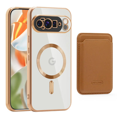 MagSafe Clear Case with Magnetic Wallet for Google Pixel 10 / 9 / 8 / 7