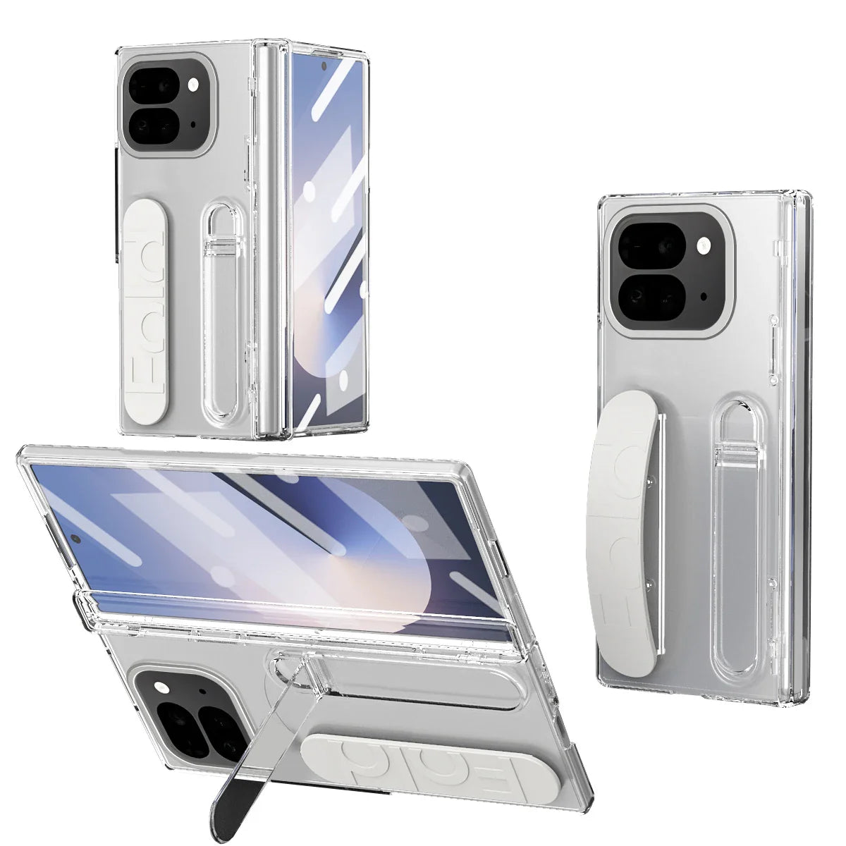 Shockproof Case with Strap & Stand For Google Pixel 9 Pro Fold - The Pixel Store