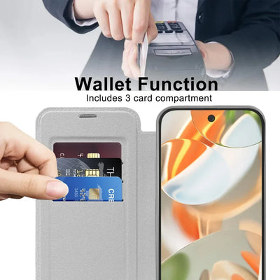 Elegant Leather Wallet Case with MagSafe for Google Pixel 10 / 9 / 8