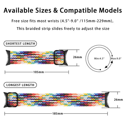 Braided Solo Loop Nylon Band - The Pixel Store