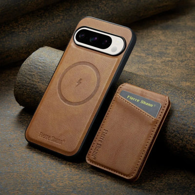 Leather Case with Wallet For Google Pixel 9 Series - The Pixel Store