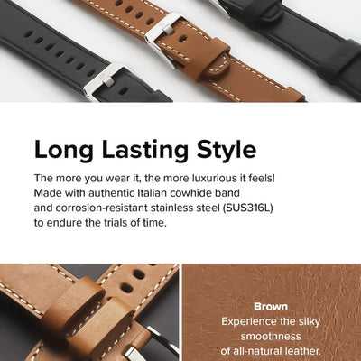 Premium Leather Band for Pixel Watch 4