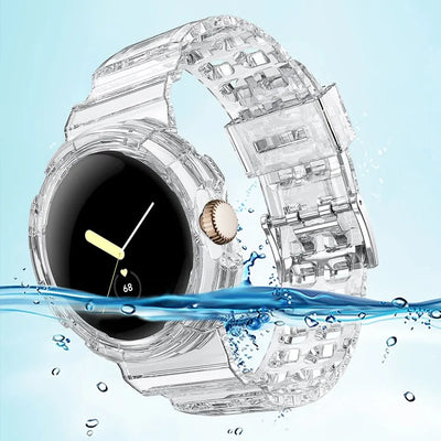 Clear Shockproof Strap Case for Google Pixel Watch 4