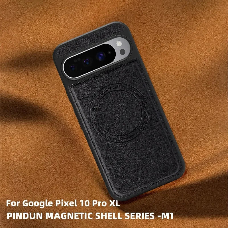Luxury Magnetic Leather Case for Google Pixel 10 / 9