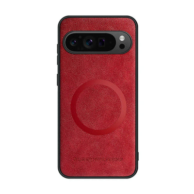 Anti-Fingerprint Leather Magnetic Case for Google Pixel 10 / 9 / 8