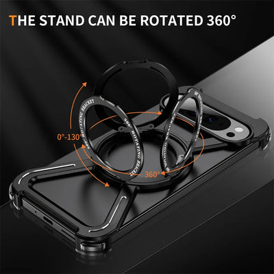 Metal Ring Kickstand Case for Google Pixel 9 / 8