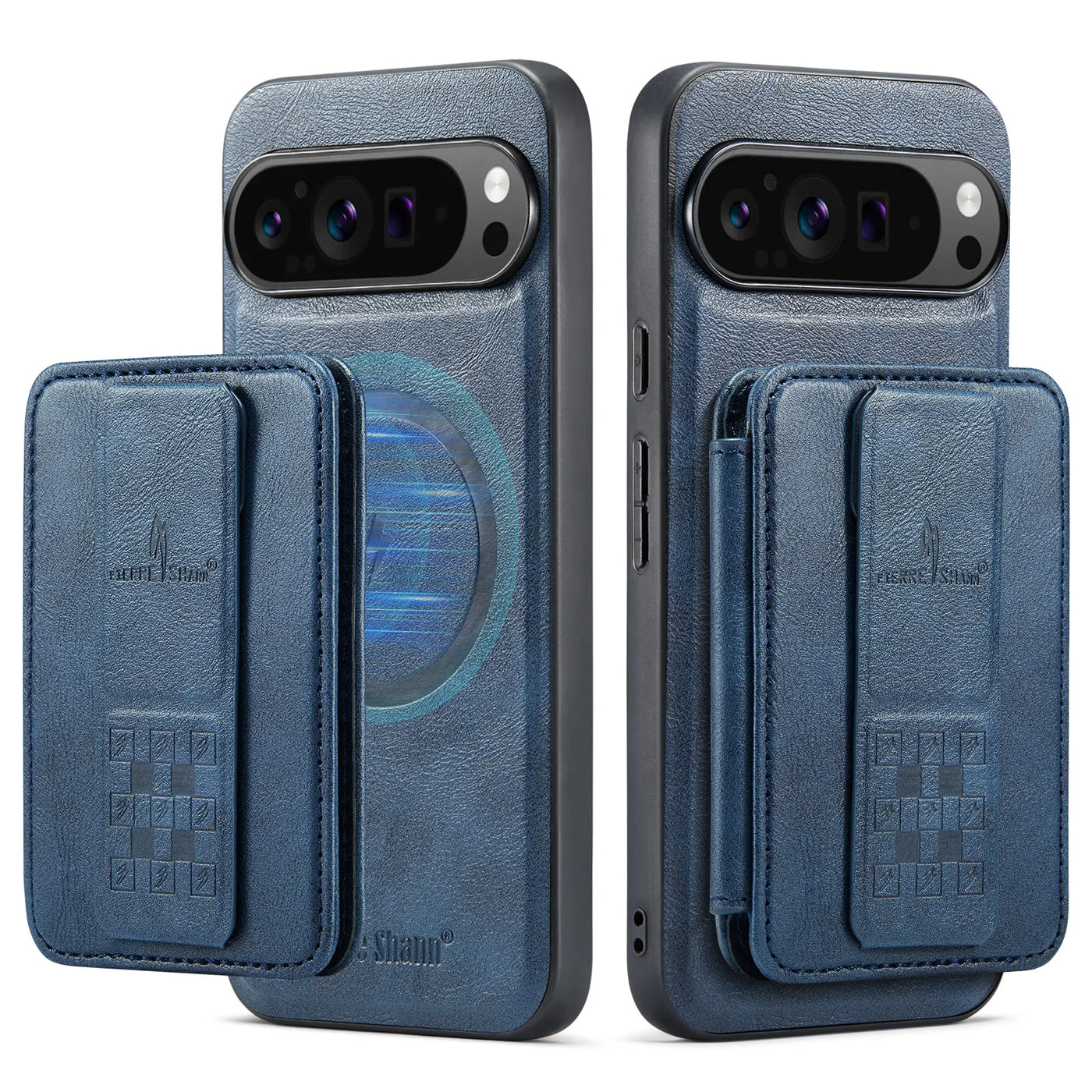 Leather Case with Detachable Magnetic Wallet For Pixel Series - The Pixel Store