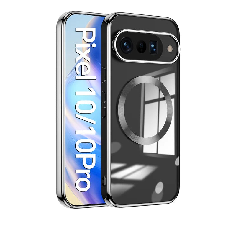 Transparent Wireless Charging Case for Google Pixel 10 / 9 / 8