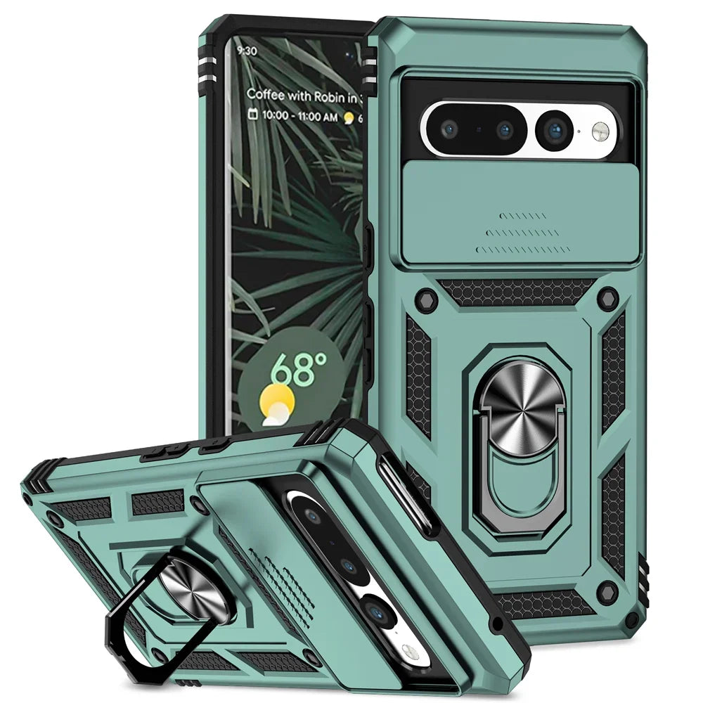 Shockproof Case with Slide Camera Protection For Google Pixel Series - The Pixel Store