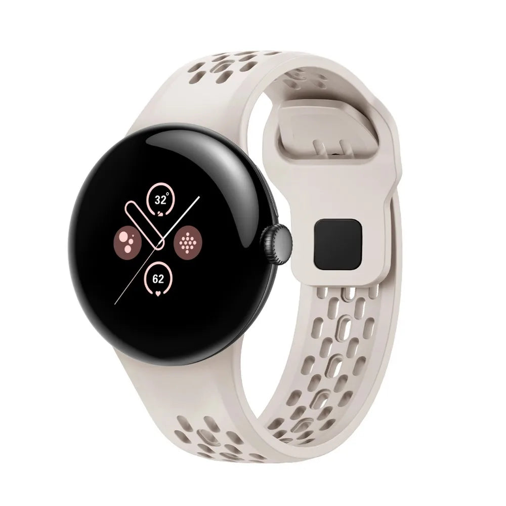 Sports Breathable Silicone Strap for Google Pixel Watch 4