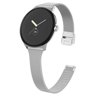 Stainless Steel Slim Band For Google Pixel Watch Series - The Pixel Store