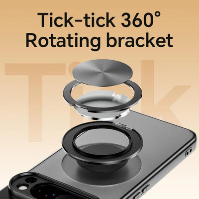 360° Ring Kickstand Case with Lens Protection for Google Pixel 10 / 9