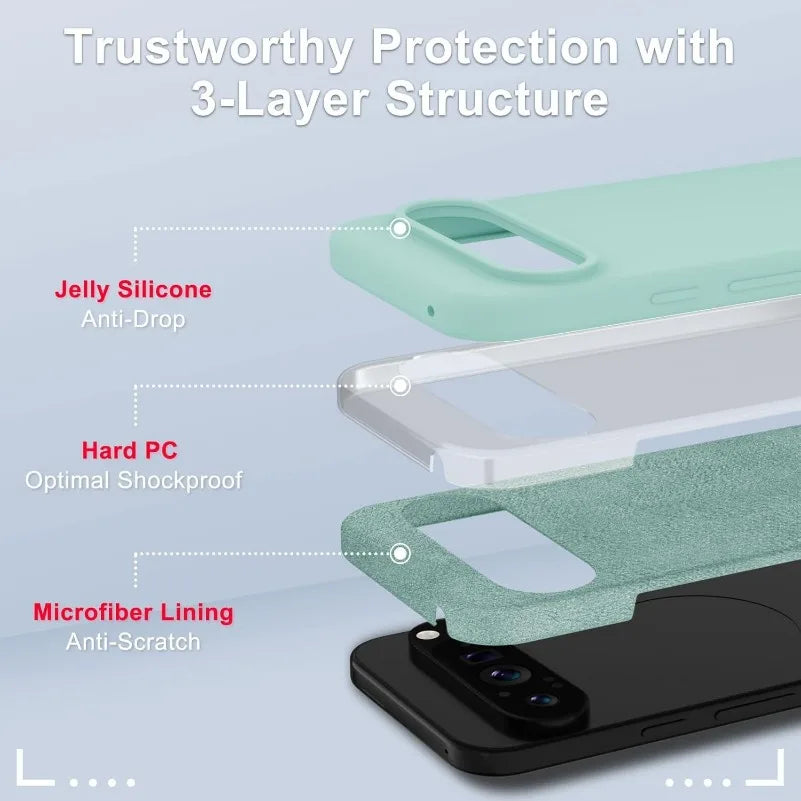 Silicone Shockproof Case for Google Pixel 10 / 9 / 8