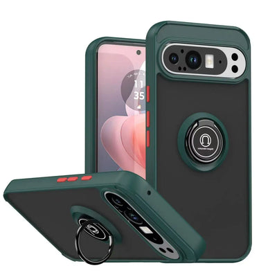 ugged Ring Case with Kickstand for Google Pixel 10 / 9 / 8 / 7