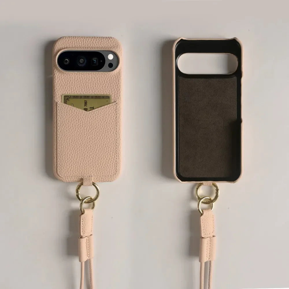 Crossbody Leather Case with Card Holder For Pixel Series - The Pixel Store