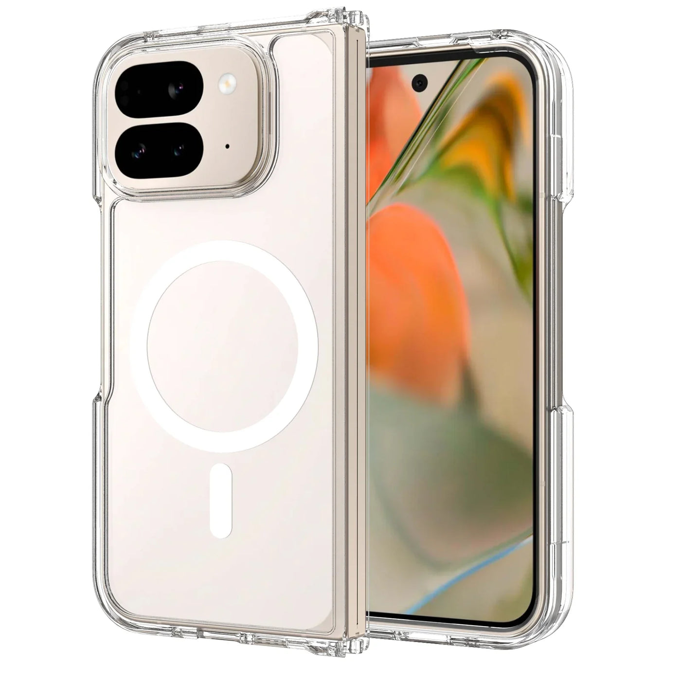 Clear MagSafe Hybrid Protective Case for Google Pixel 10 Pro Fold