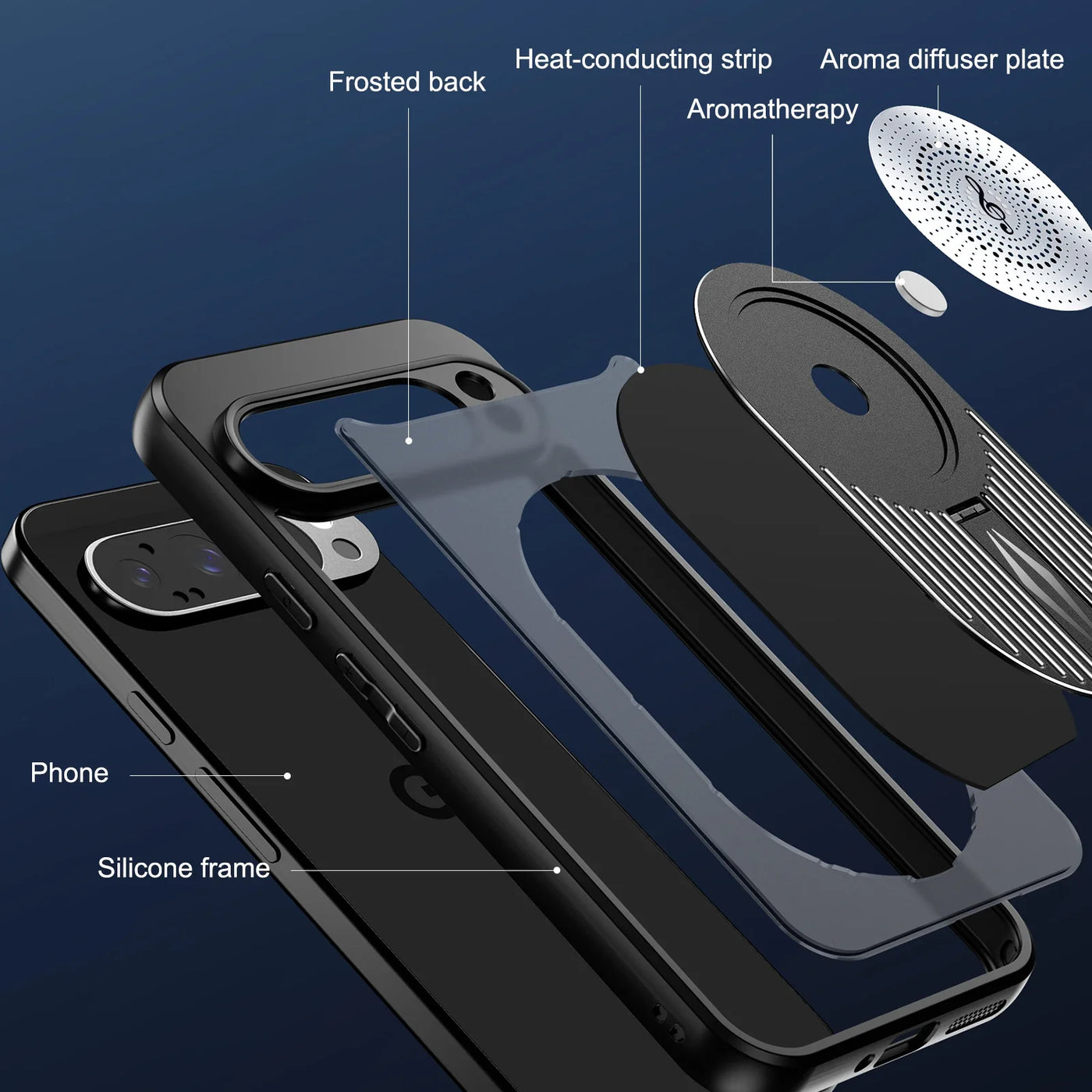 Shockproof Magnetic Case with Stand For Google Pixel 9 Series - The Pixel Store