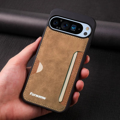 Card Slot Leather Case for Google Pixel 10 / 9