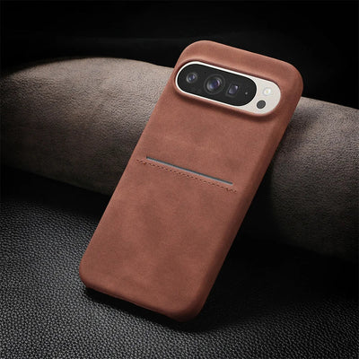 Leather Case with Card Slot For Google Pixel Series - The Pixel Store