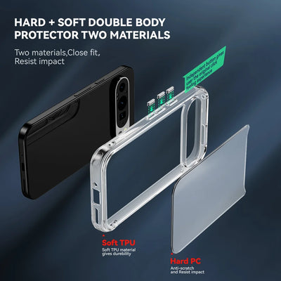 Armor Transparent Case For Google Pixel 9 Series - The Pixel Store