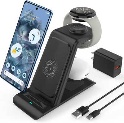 3 in 1 Wireless Charger for Google Pixel Ecosystem - The Pixel Store