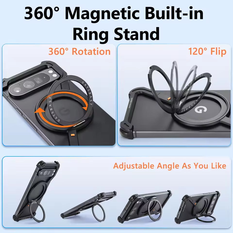 Frameless Case with Magnetic Kickstand - The Pixel Store