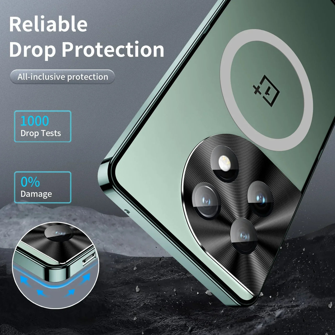 AeroMag Aluminum MagSafe Case for OnePlus Series