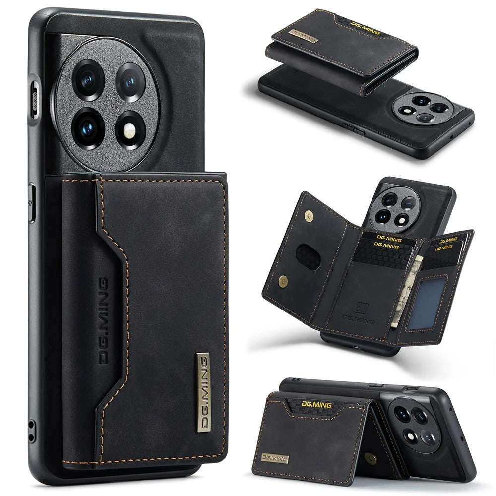 2-in-1 Magnetic Leather Wallet Case for OnePlus Series