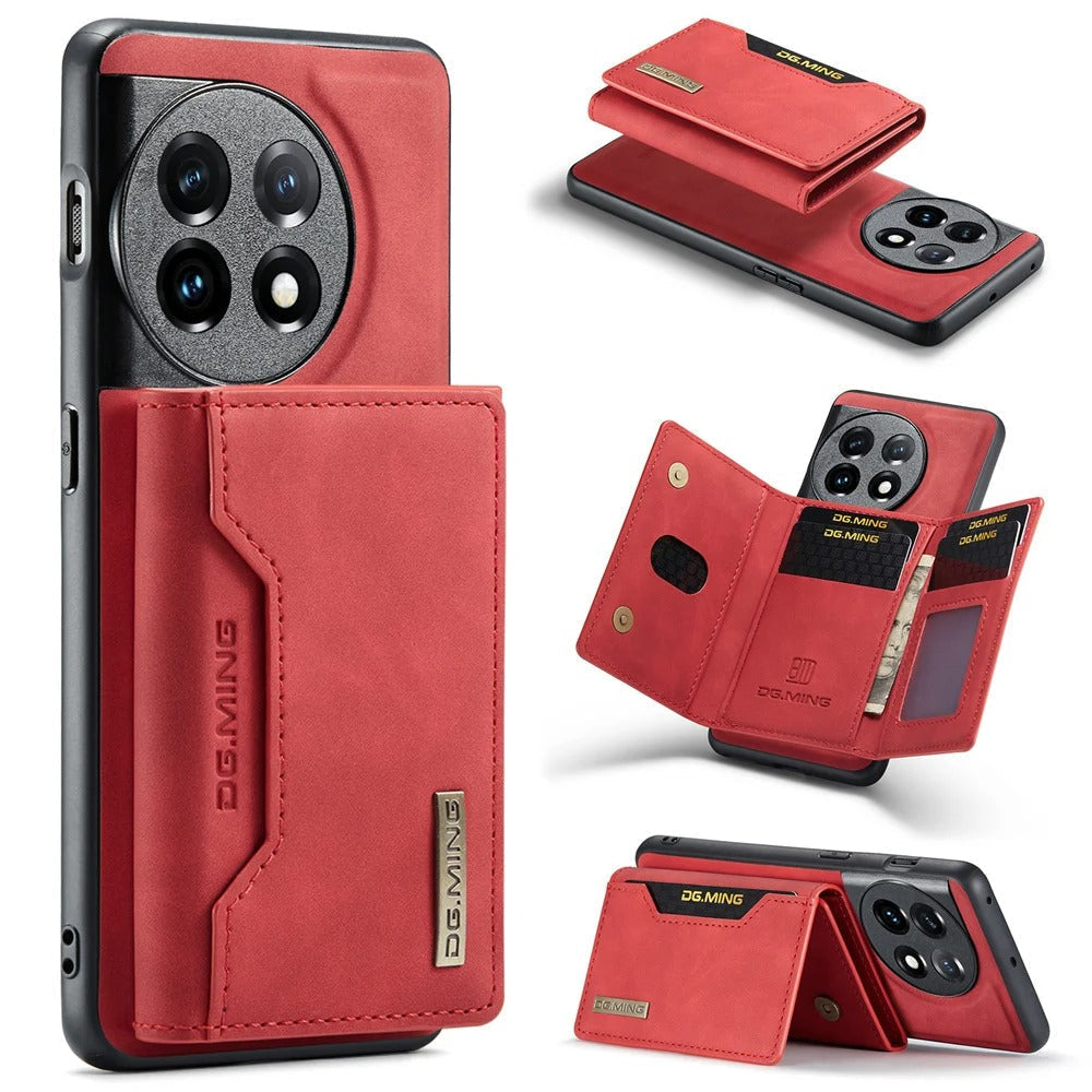 2-in-1 Magnetic Leather Wallet Case for OnePlus Series