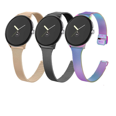 Stainless Steel Slim Band For Google Pixel Watch Series - The Pixel Store