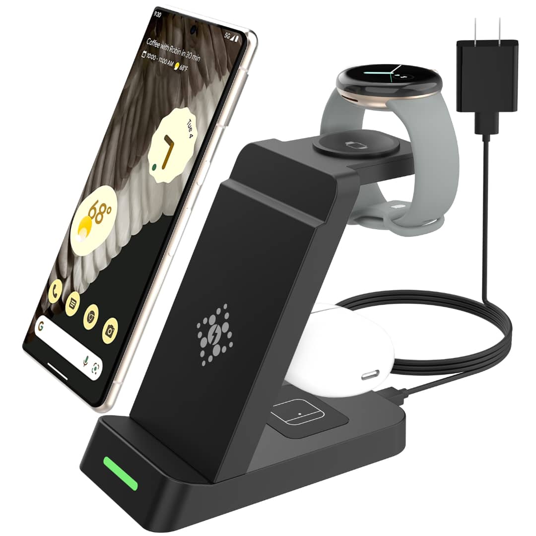 3-in-1 Wireless Charger for Google Pixel Ecosystem